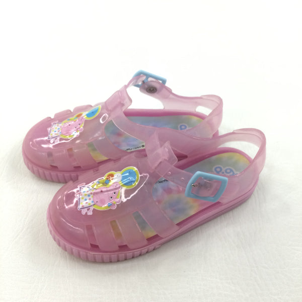 Peppa Pig Pink Jelly Shoes Shoe Size 8 Katie s Kids Clothes