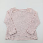 Pink Knitted Jumper - Girls 5-6 Years