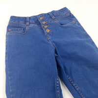 Mid Blue Denim Jeans - Girls 12 Years