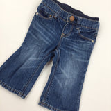 Blue Jeans with Elastic Waist - Boys 3-6 Months