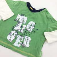 'Tigger' Green Long Sleeve Top - Boys 3-6 Months