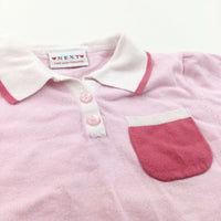 Pink Lightweight Knitted Sleeveless Jumper - Girls 2-3 Years