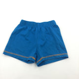 Blue Jersey Shorts - Boys 6-9 Months