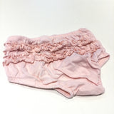 Pink Jersey Nappy Pants - Girls 3-6 Months