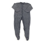 Dark Grey & White Babygrow - Boys/Girls 18-24 Months