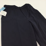**NEW** Navy Trousers with Adjustable Waistband - Boys 9-10 Years