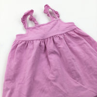 Dusky Pink Jersey Sun Dress - Girls 9-12 Months