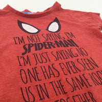 'I'm Not Saying I'm Spider-man…' Red T-Shirt - 18-24 Months