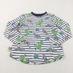 Toy Story Navy & White Striped Long Sleeve Top - Boys 7-8 Years