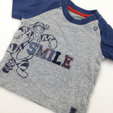 'Smile' Tigger Grey T-Shirt - Boys 3-6 Months