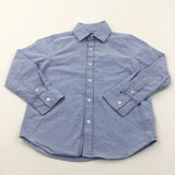 Blue Cotton Shirt - Boys 6 Years