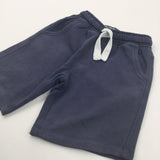 Navy Jersey Shorts - Boys 6 Years