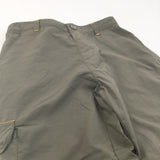 Olive Green Walking Trousers/Zip Off Shorts with Adjustable Waistband - Boys/Girls 5-6 Years