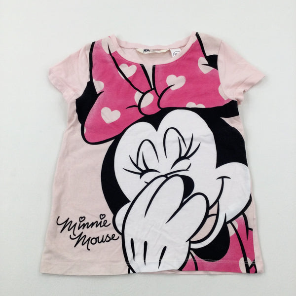 'Minnie Mouse' Pink Short - Girls 7-8 Years