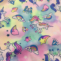 Unicorns & Rainbows Colourful Swimsuit - Girls 4-5 Years