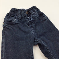 Dark Blue Denim Jeans - Boys 12-18 Months