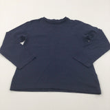 Navy Long Sleeve Top - Boys 6-7 Years