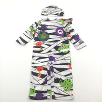 **NEW** Colourful Mummy Costume with Matching Hat - Boys/Girls 9-12 Months - Halloween