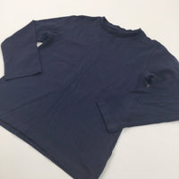 Navy Long Sleeve Top - Boys 6-7 Years