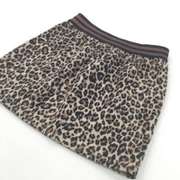 Glittery Animal Print Polyester Skirt - Girls 7 Years