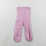 Pink Tights - Girls 0-3 Months