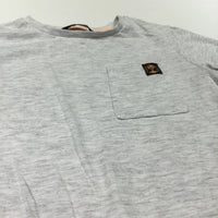 Grey Mottled T-Shirt - Boys 7-8 Years