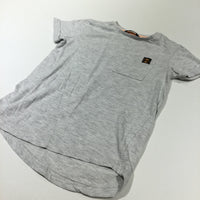 Grey Mottled T-Shirt - Boys 7-8 Years