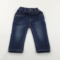 Dark Blue Denim Jeans - Boys 3-6 Months