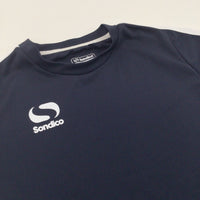 'Sondico' Navy & White Football Shirt - Boys/Girls 7-8 Years