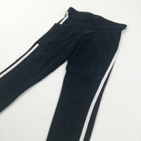 Navy & White Leggings - Girls 7-8 Years