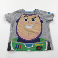 Buzz Lightyear Grey T-Shirt - Boys 6-9 Months