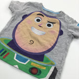 Buzz Lightyear Grey T-Shirt - Boys 6-9 Months