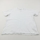 White T-Shirt - Boys 8-9 Years