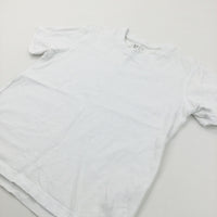 White T-Shirt - Boys 8-9 Years