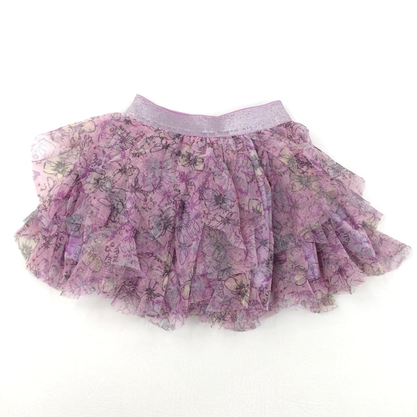 **NEW** Flower's Lilac Frilly Skirt - Girls 9-12 Months