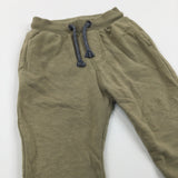 Light Khaki Lightweight Tracksuit Bottoms - Boys 9-12 Months