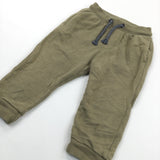 Light Khaki Lightweight Tracksuit Bottoms - Boys 9-12 Months