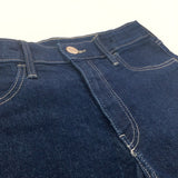 Dark Blue Denim Shorts with Adjustable Waistband - Girls 8-9 Years