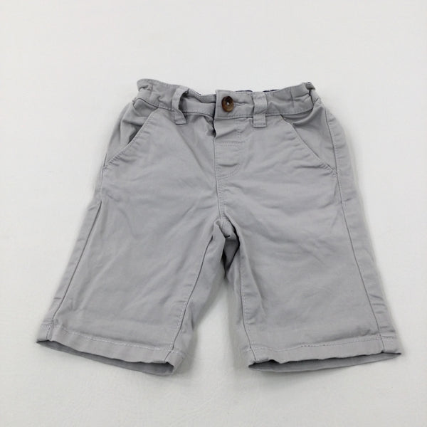 Grey Shorts With Adjustable Waist - Boys 2-3 Years