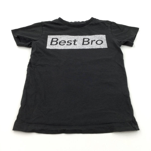 'Best Bro' Black T-Shirt - Boys 4 Years