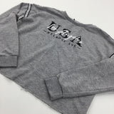 'Los Angeles USA' Grey Lightweight Sweatshirt - Girls 12-13 Years