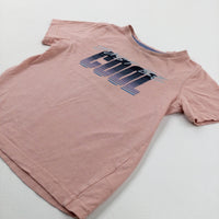 'Just Be Cool' Pink T-Shirt - Boys 3-4 Years