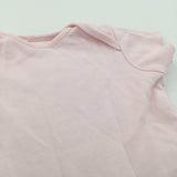 Pink Short Sleeve Bodysuit - Girls Newborn