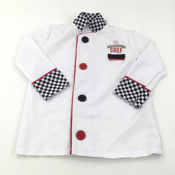 White Chef Shirt - Boys/Girls 4-6 Years