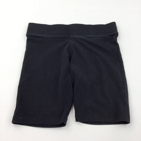 Black Lightweight Jersey Shorts - Girls 9-10 Years