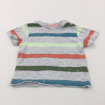 Colourful Striped T-Shirt - Boys 0-3 Months