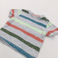 Colourful Striped T-Shirt - Boys 0-3 Months