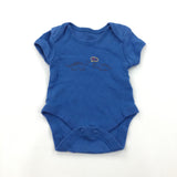 Dinosaurs Blue Short Sleeve Bodysuit - Boys Newborn