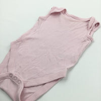 Pink Short Sleeve Bodysuit - Girls 3-6 Months