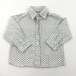 Brown & Cream Long Sleeve Shirt - Boys 12-18 Months